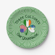 Bandeira do Trevo Irlandês Açoriano Americano 