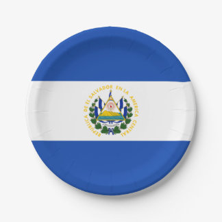 Prato De Papel Bandeira: El Salvador