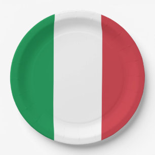 Prato De Papel Bandeira italiana (Itália)