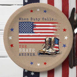 Prato De Papel Bandeira Militar norte-americana inicia festa RUST