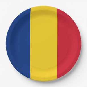 Prato De Papel Bandeira romena (Romênia)