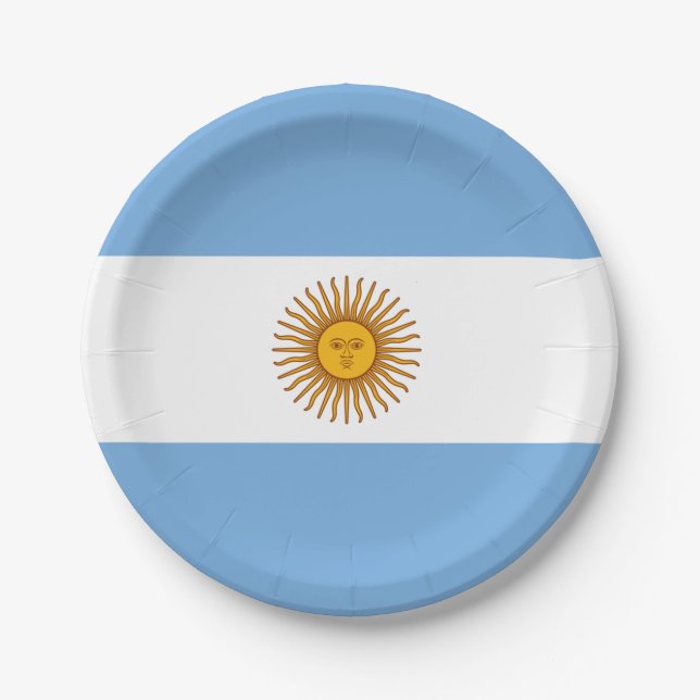 Prato De Papel Bandeja de papel da Argentina (Frente)