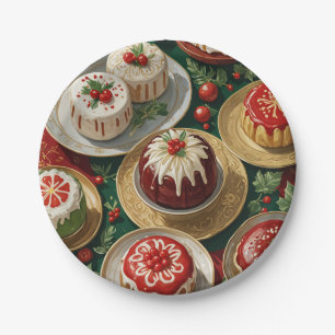 Prato De Papel Banquete de Yuletide