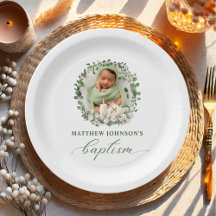 Baptism Christening Photo Rosas Floral