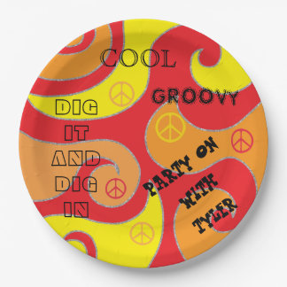 Prato De Papel BAR BM ou Bat Mitzvah PARTY ON Paper Plate
