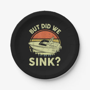 Prato De Papel Barco Engraçado, Mas Será Que Fizemos Um Cheiro Pa