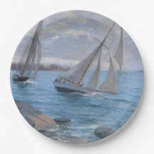 Barcos à vela no rio