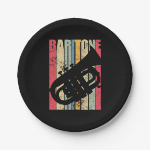 Prato De Papel Baritone Saxofone Horn Marching Banda Major Gear L