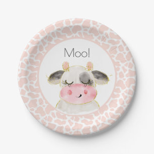Prato De Papel Barnyard Birthday Plate Oink Moo Cockadoodledoo