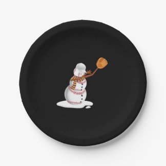Prato De Papel Baseball Christmas Dubbing Snowman presentes Mãe o