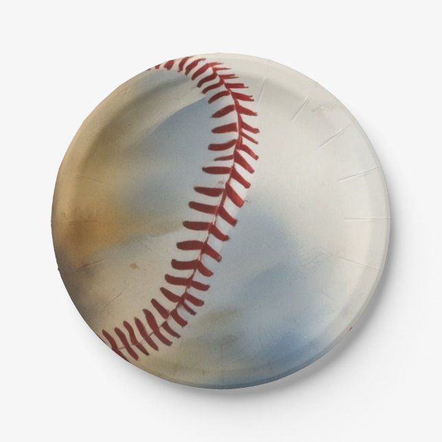 Prato De Papel Baseball Inspiron (Frente)