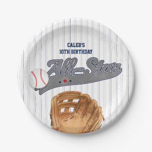 Prato De Papel Baseball TODAS AS ESTRELAS Esportes Personalizado