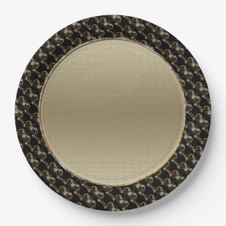 Prato De Papel Bat Chinês - Símbolo de Placas de Papel