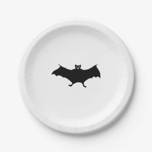 Prato De Papel Bat Halloween