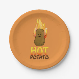 Prato De Papel Batata Quente