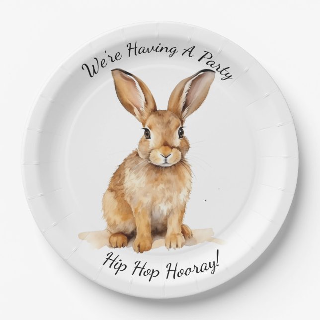 Prato De Papel Batida Marrom-Cura Personalizada (Frente)