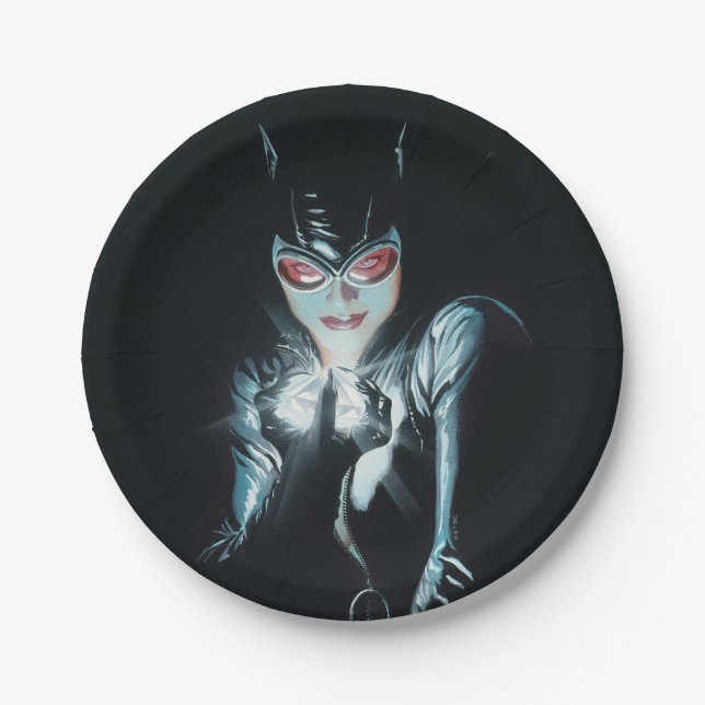 Prato De Papel Batman Catwoman Faces of Evil Cover Illustration (Frente)