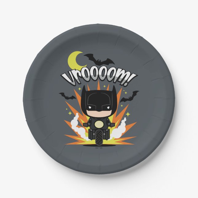 Prato De Papel Batman Chibi (Frente)