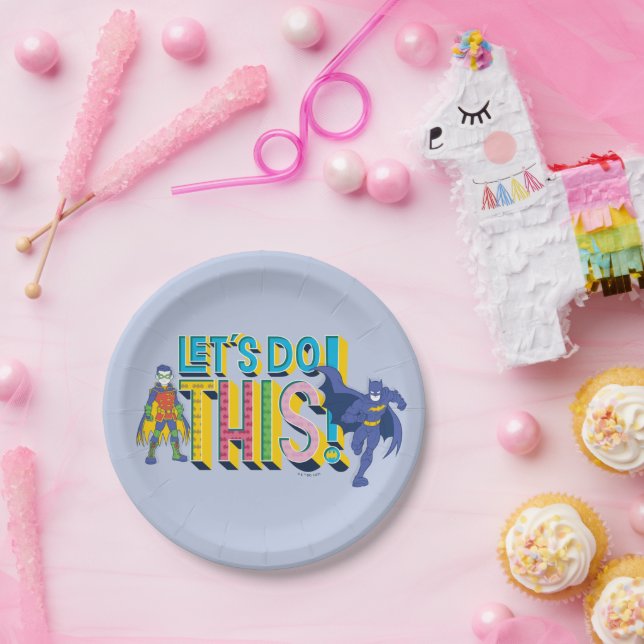 Prato De Papel Batman | Vamos Fazer Isto (Festa)