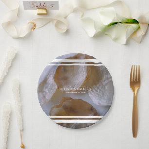 Prato De Papel Beach Clams Wedding