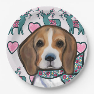 Prato De Papel Beagle