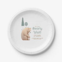 Bear Mãe e Bear Bear Chá de fraldas Bonito