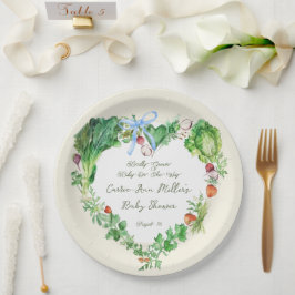 Prato De Papel Bebê Cultivado Localmente No Caminho Do Chá de fra