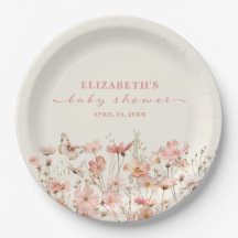 Bebê de flor selvagem no Chá de fraldas de Bloomia