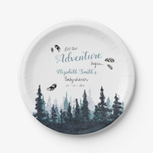 Prato De Papel Bebê Rapaz aventura russa