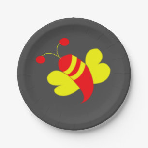 Prato De Papel Bee Honey Bumble Bee Party