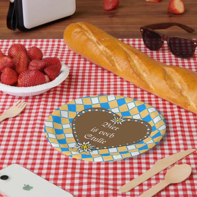 Prato De Papel Beer is ooch Stulle (Piquenique)