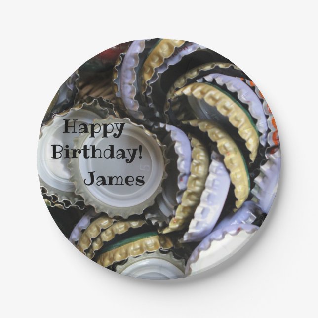 Prato De Papel Beer Lover Legal e Trendência Eu Amo Cerveja (Frente)