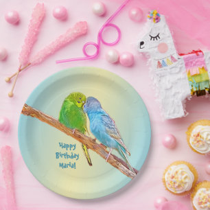 Prato De Papel Beijos bonitos - acrílicos no fundo pastel