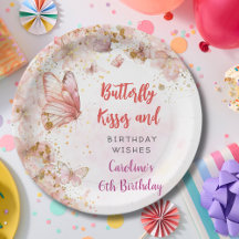 Beijos de borboletas e desejos de aniversário