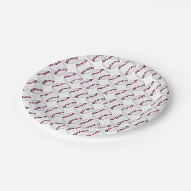 Prato De Papel Beisebol (Inclinado)