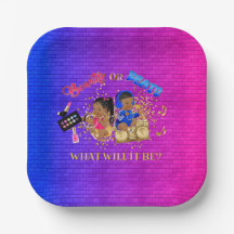 Beleza ou Batidas Azul Rosa Quente Dourado Revelaç