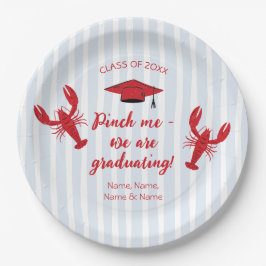 Prato De Papel Belisque-me Estamos nos Graduando Lagostim Graduaç
