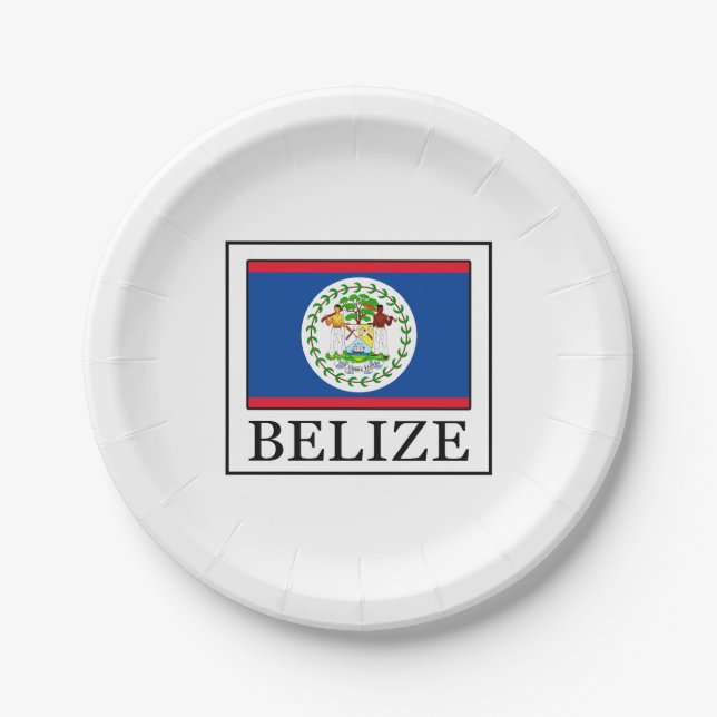 Prato De Papel Belize (Frente)