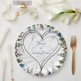 Prato De Papel Belo, elegante e caprichoso casamentos temáticos