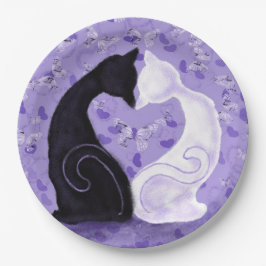 Prato De Papel Belos Casais de papel para gatos