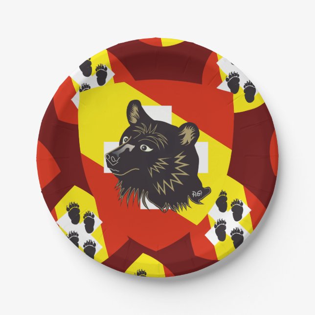 Prato De Papel Bern – Berne – Berna Papierteller (Frente)