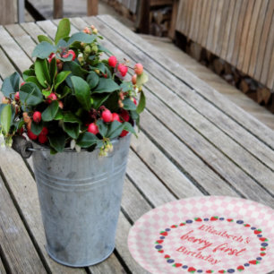 Prato De Papel Berry First Birthday