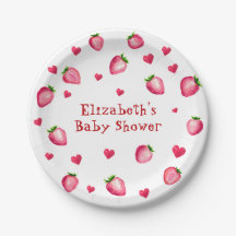 Berry Sweet Morangos Corações Banho de Bebê Unisex
