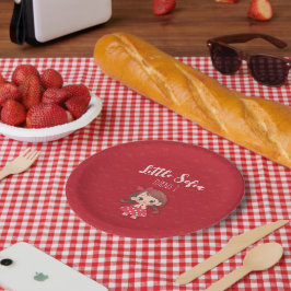 Prato De Papel Berry Sweet Paper Plate for Little Girl Party