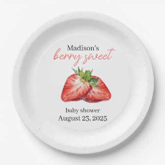 Prato De Papel Berry Sweet Plate