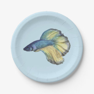 Prato De Papel Betta Fish