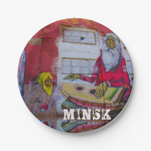 Prato De Papel Bielorrússia Б е л а у р с ь М и a Minsk н a Graf