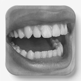 Prato De Papel Big Mouth Square Paper Plates