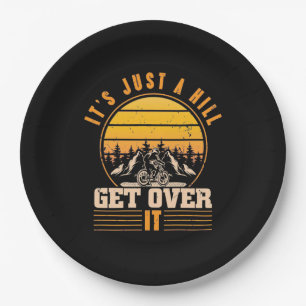 Prato De Papel Bike De Montanha É Apenas Um Morro