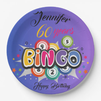 Prato De Papel BINGO themed birthday party 